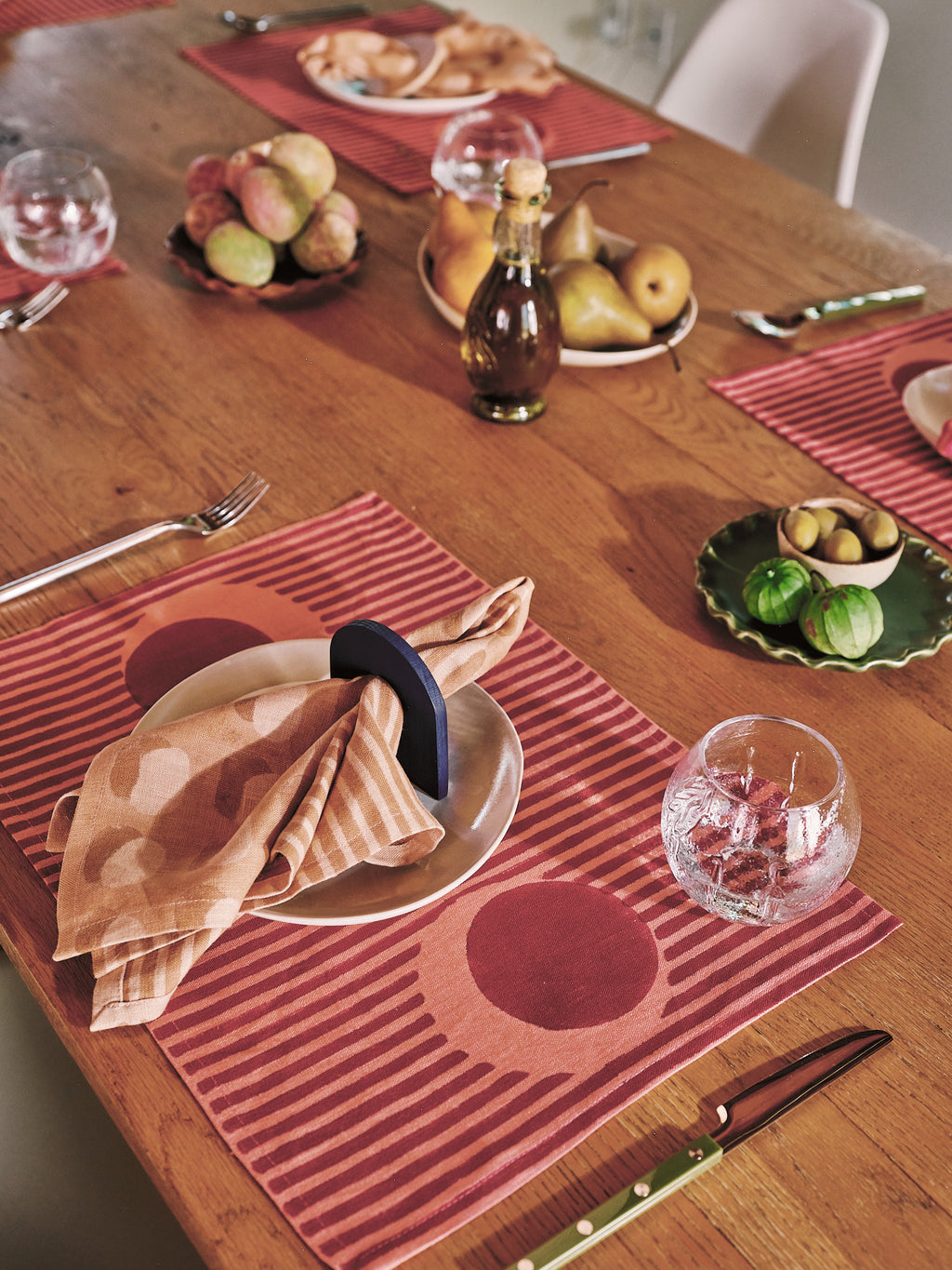 Desert Sun: Block Printed Placemats