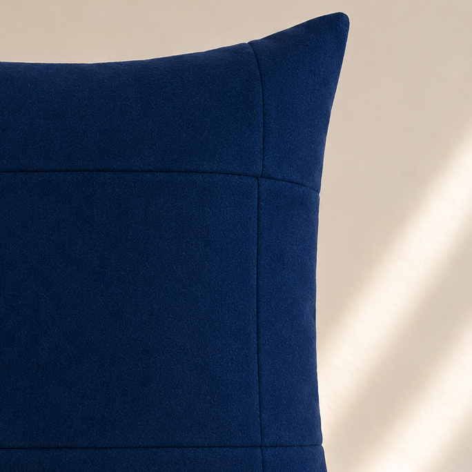 Cobalto- 100% Wool Pillow Cover