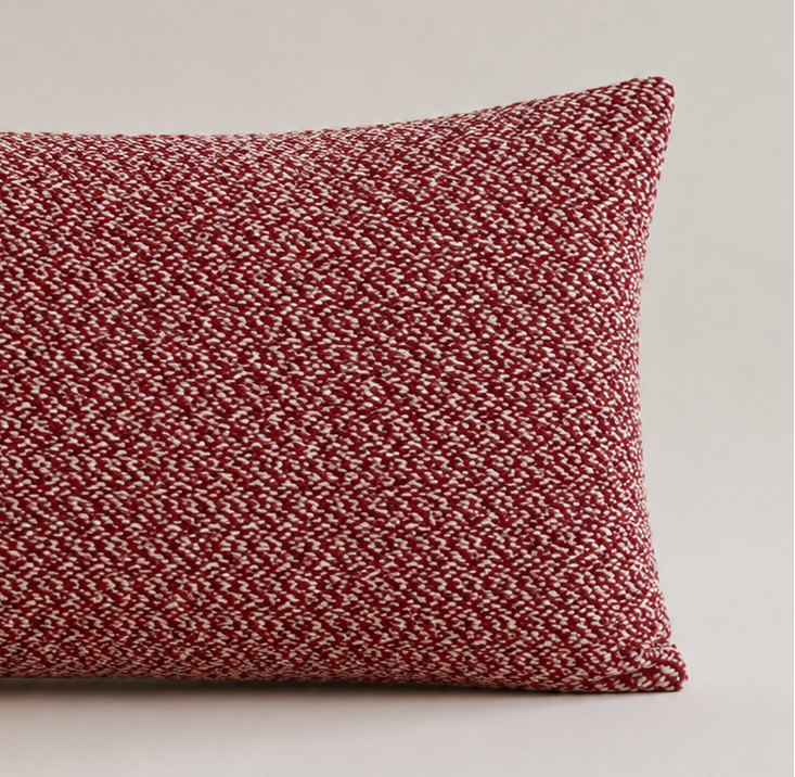 Vermelha 3- 100% Wool Pillow Cover (Rectangle)