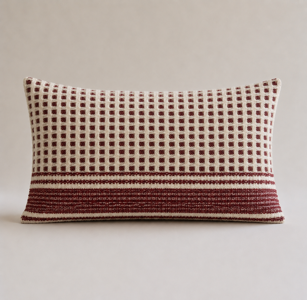 Vermelha 2- 100% Wool Pillow Cover (Rectangle) (Copy)