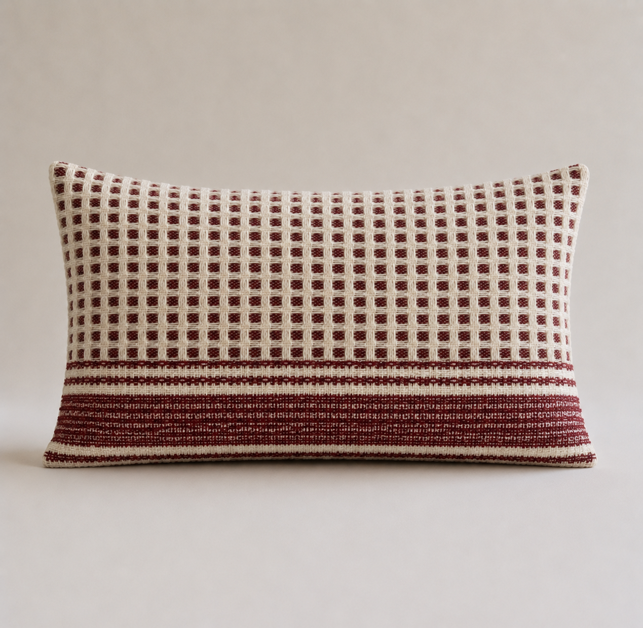 Vermelha 2- 100% Wool Pillow Cover (Rectangle) (Copy)