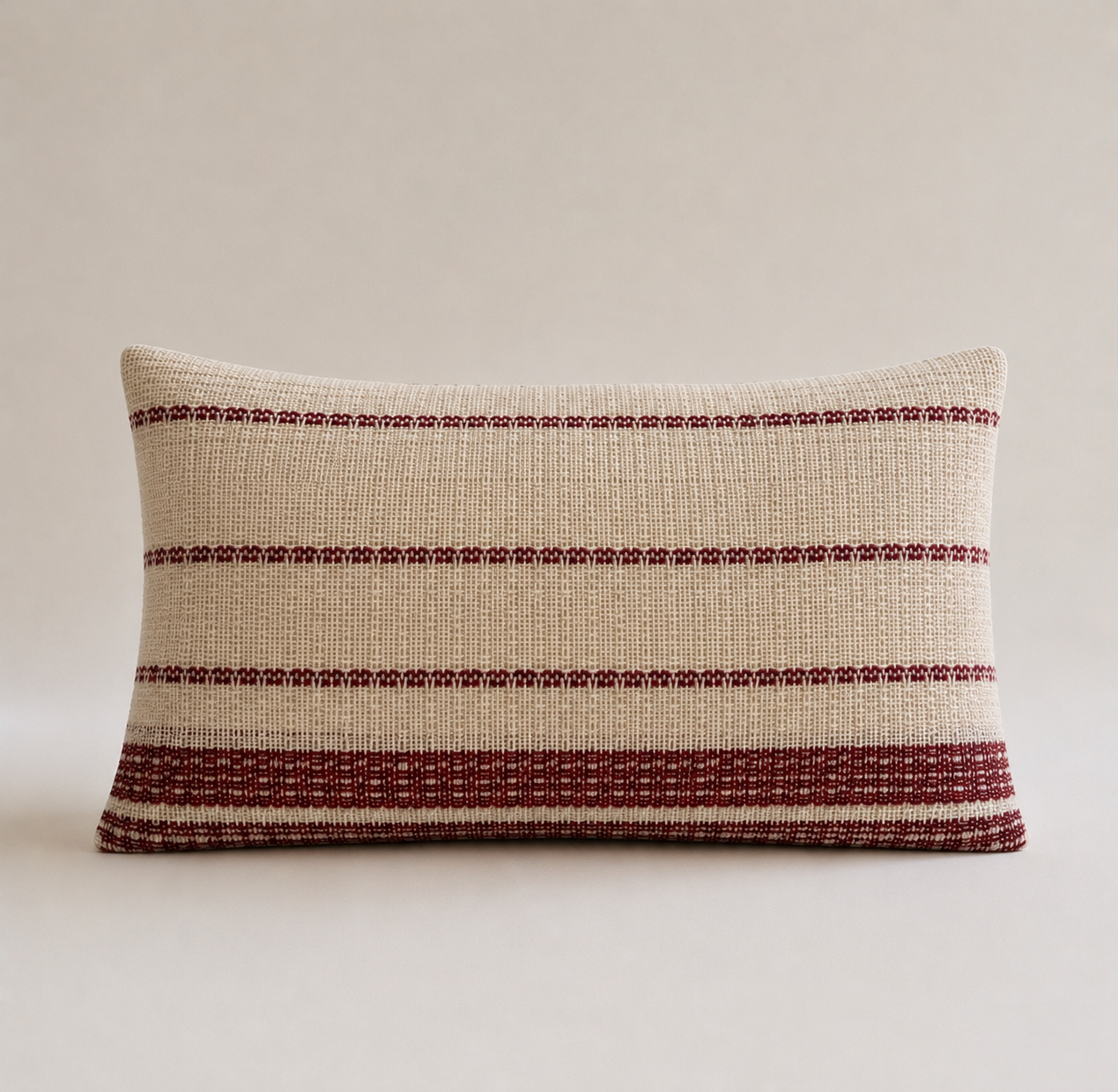 Vermelha 1- 100% Wool Pillow Cover (Rectangle)