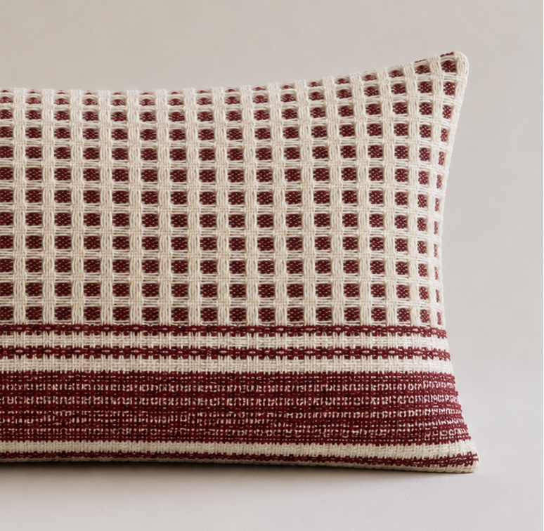 Vermelha 2- 100% Wool Pillow Cover (Rectangle) (Copy)