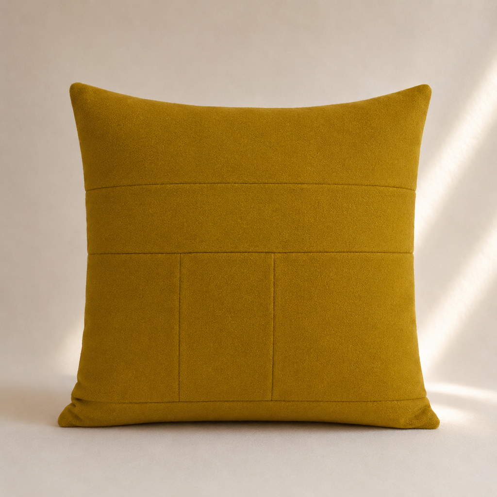 Mostarda- 100% Wool Pillow Cover