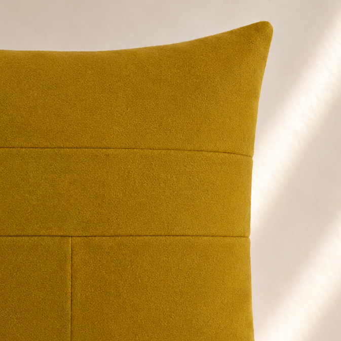 Mostarda- 100% Wool Pillow Cover